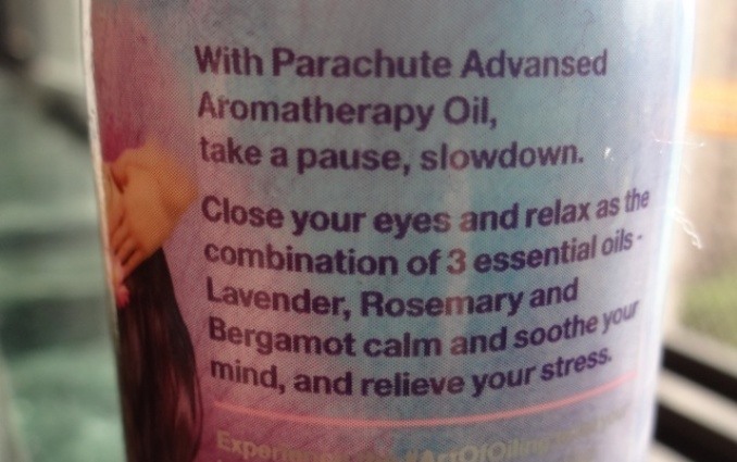 Parachute Advansed Aromatherapy Oil Review3