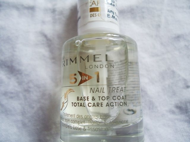 Rimmel London in Nail Treat Base and Top Coat Review