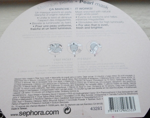 Sephora Collection Pearl mask - Perfecting & Brightening (6)