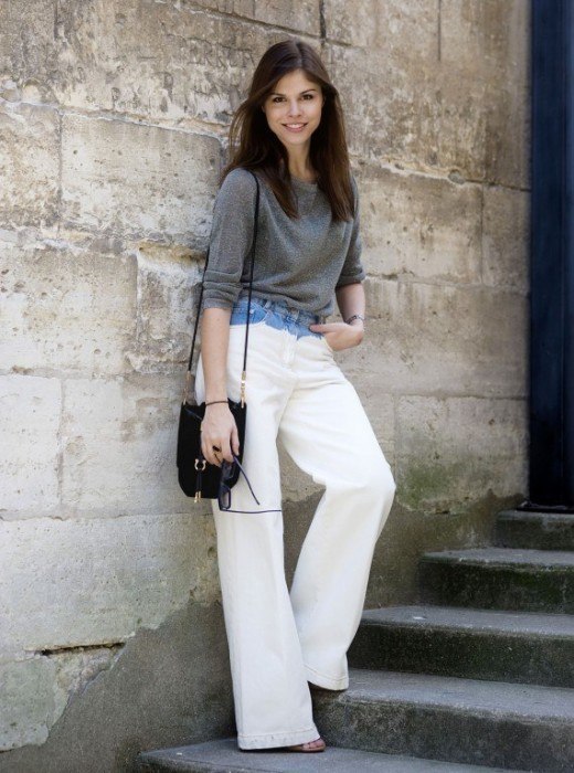 Tips to Look Slimmer in White Pants