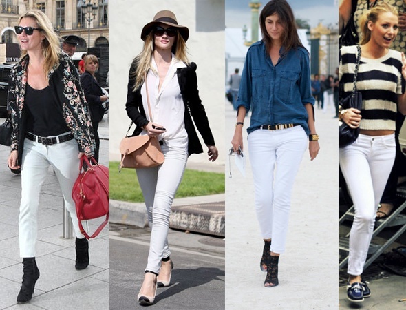Tips to Look Slimmer in White Pants Right Cut