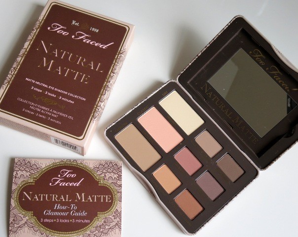 Peave Verlichten natuurkundige Too Faced Natural Matte Neutral Eye Shadow Collection Review, Swatches