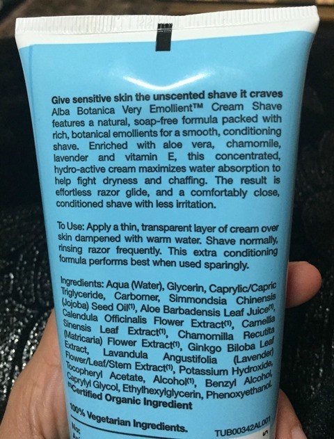 Alba Botanica Unscented Shave Cream for Sensitive Skin' (5)
