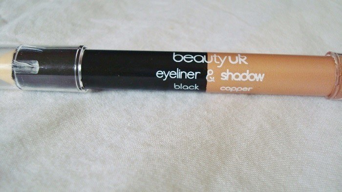 Beauty Uk Black & Copper Jumbo Eye Liner & Eye Shadow Pencil