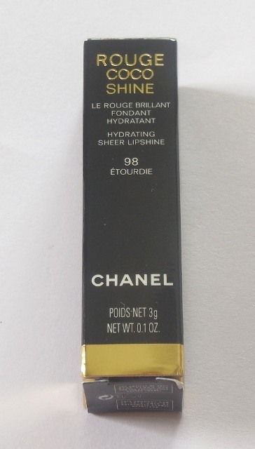 Chanel #98 Etourdie Rouge Coco Shine Hydrating Sheer Lipshine (1)