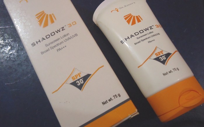 Dr. Reddy's Shadowz Sunscreen Lotion SPF 30 Review1