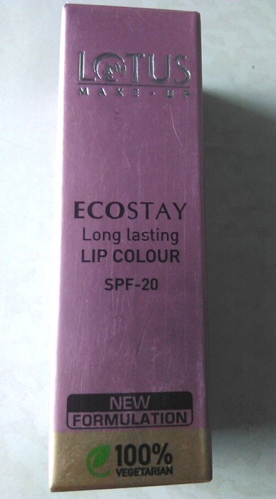 Lotus Herbals Ecostay Cherry Joy Long Lasting Lip Colour Review5