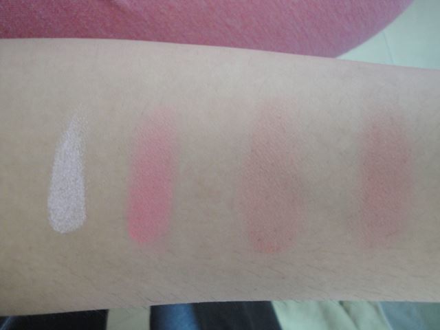 Makeup Revolution Sugar and Spice Ultra Blush and Contour Palette swatches 2