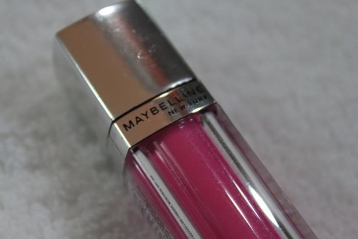 Hot pink lip gloss