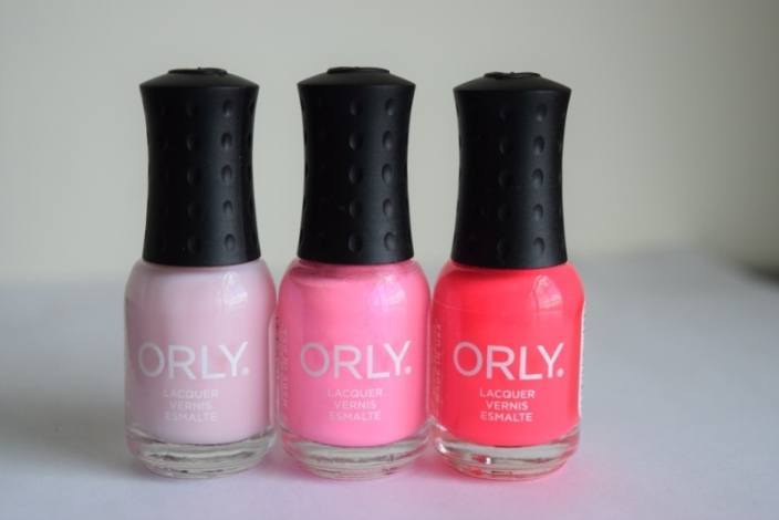 Orly Nail Lacquer in Confetti, Choreographed Chaos and Passion Fruit