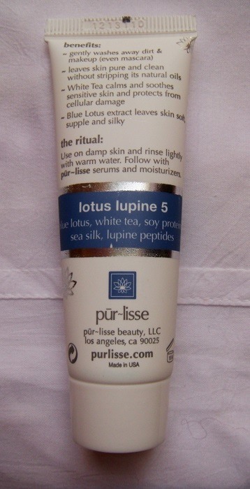 Pur-lisse Gentle Soy Milk Cleanser & Makeup Remover Details