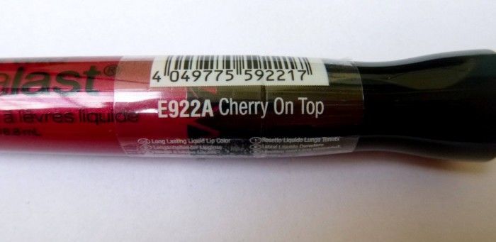 Wet N Wild Cherry On Top Megalast Liquid Lip Color 