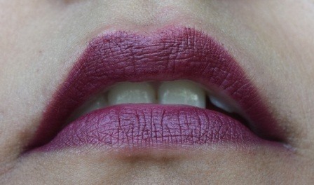 Plum lipstick