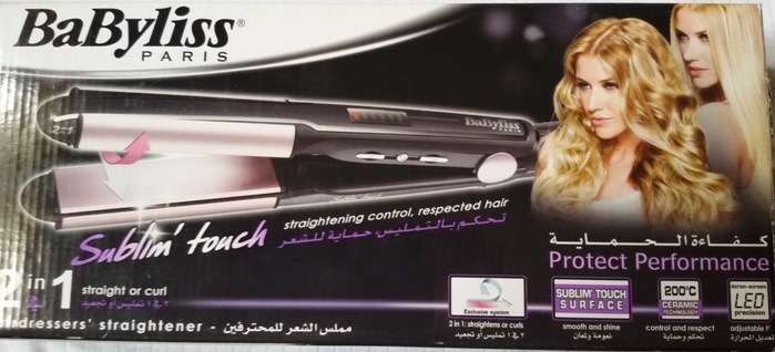 Babyliss ST230SDE Sublim' Touch 2 in 1 Hair Dressers' Straightener Review3