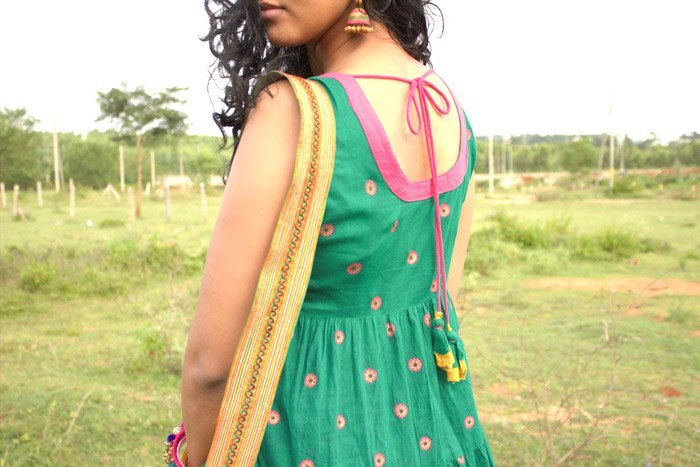 Green Indian dress