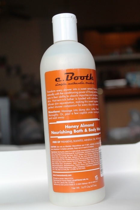 C. Booth Honey Almond Nourishing Bath and Body Wash Review1