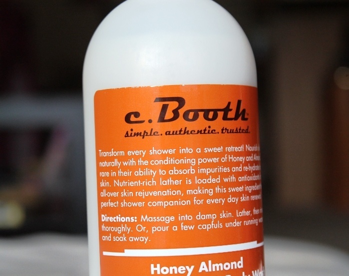 C. Booth Honey Almond Nourishing Bath and Body Wash Review2