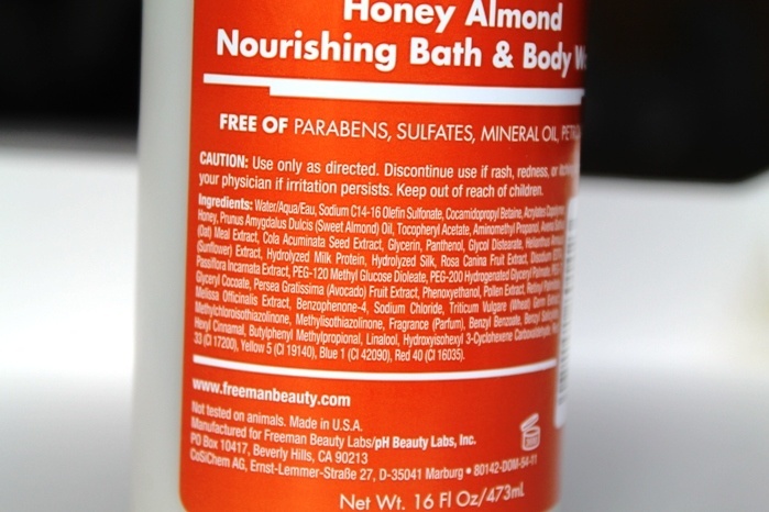 C. Booth Honey Almond Nourishing Bath and Body Wash Review3