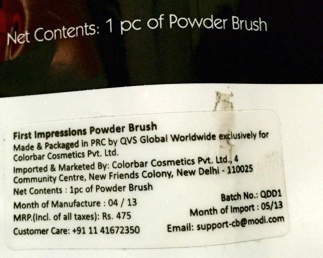 Colorbar First Impressions Powder Brush 
