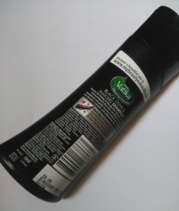 Dabur Vatika Black Olive and Almond Shampoo Review1