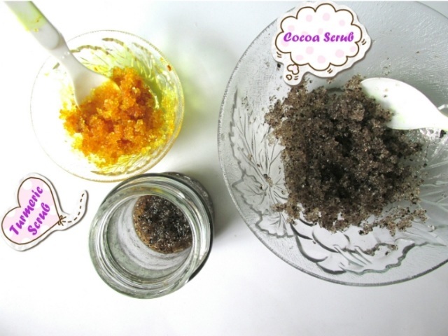 Essential Oil, Cocoa and Turmeric Body Scrub  (6)