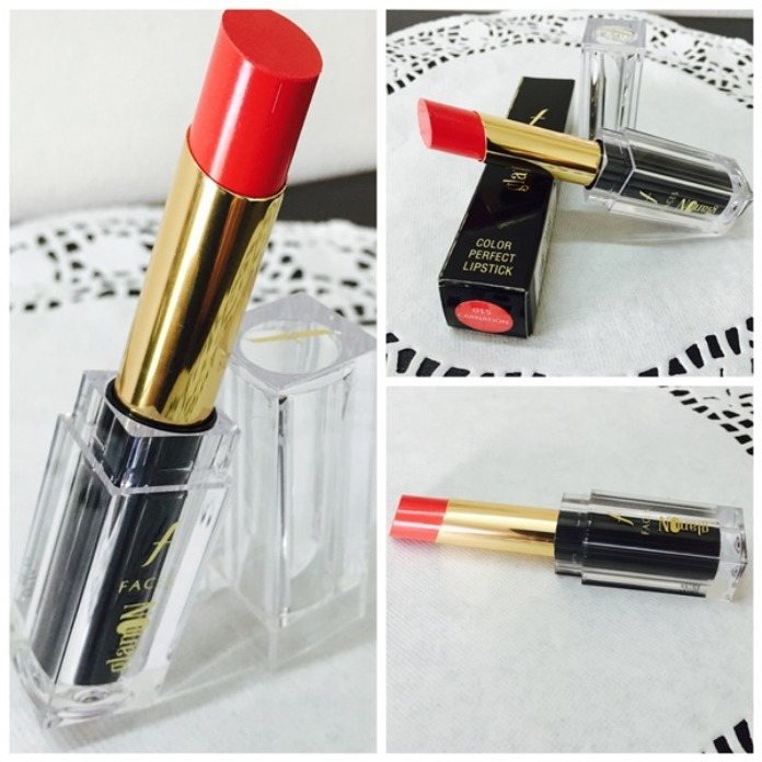 Faces 015 Carnation Glam On Color Perfect Lipstick Review5