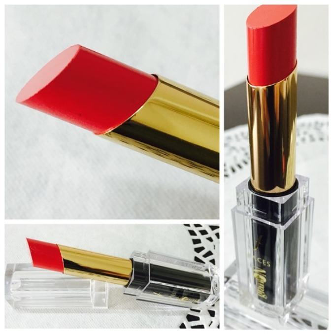 Faces 015 Carnation Glam On Color Perfect Lipstick Review7