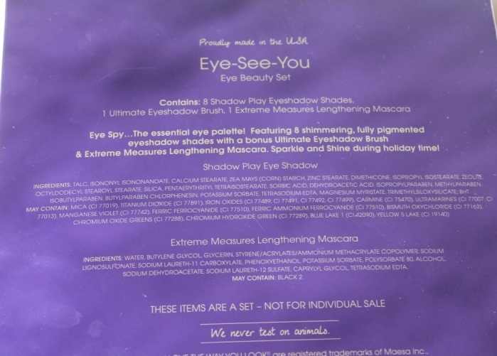 Flower Eye-See-You Eye Beauty Set Review13