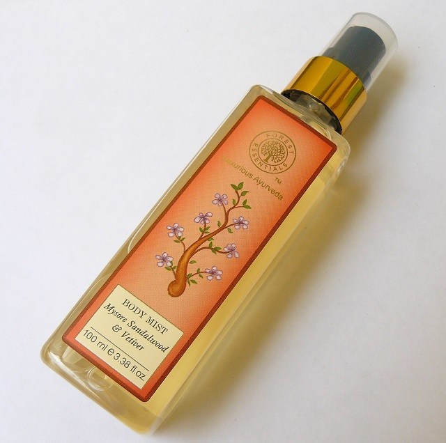 Forest Essentials Mysore Sandalwood and Vetiver Body Mist 