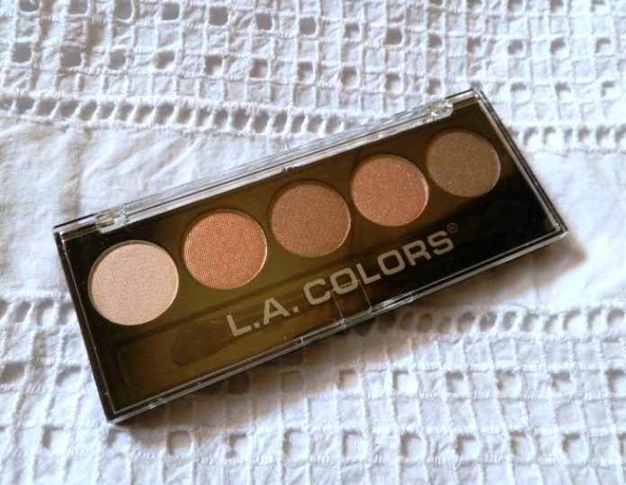 L.A. Colors Wine and Roses 5 Color Metallic Eyeshadow Palette Review