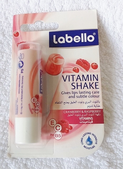 Labello Cranberry & Raspberry Vitamin Shake Lip Balm 