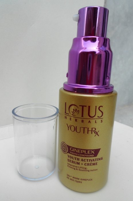 Lotus Herbals YOUTHRx Youth Activating Serum Plus Creme Review4