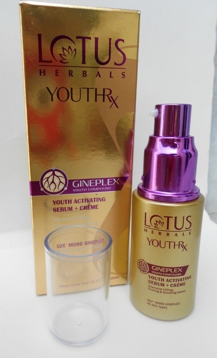 Lotus Herbals YOUTHRx Youth Activating Serum Plus Creme Review7