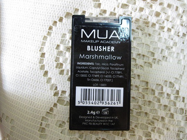 Makeup Academy Blush in Marshmallow (3)