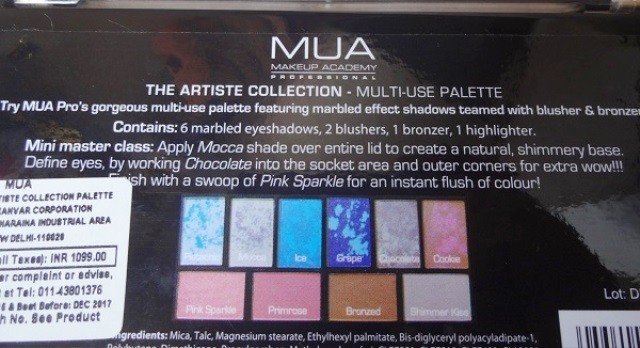 Makeup Academy Professional The Artiste Collection Palette (4)