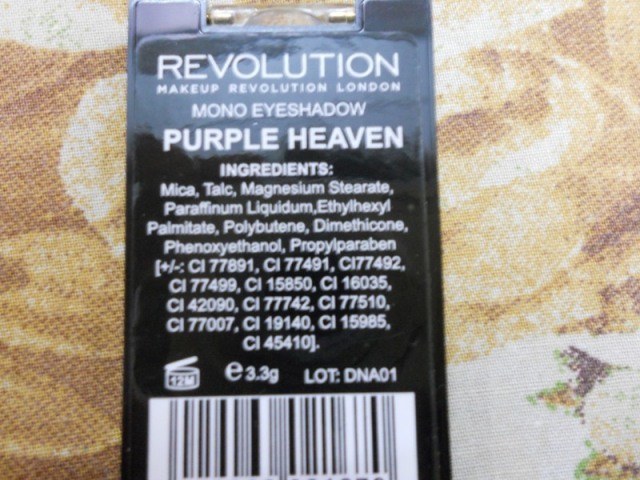 Makeup Revolution London Purple Heaven Mono Eyeshadow