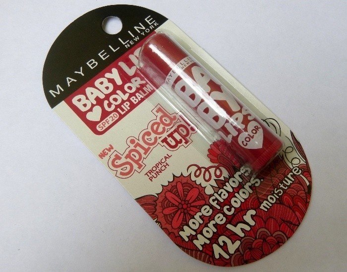 Maybelline Baby Lips Tropical Punch Spiced Up Lip Balm Review