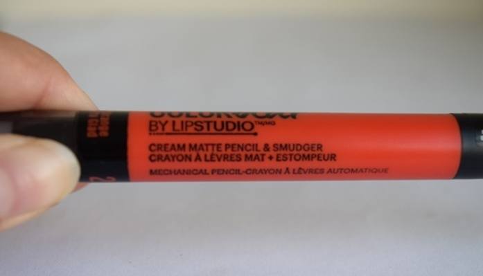 Maybelline Lip Studio Orange Ya Glad Color Blur Cream Matte Pencil and Smudger Review1