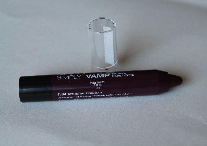 NYX Bewitching Simply Vamp Lip Cream Review4