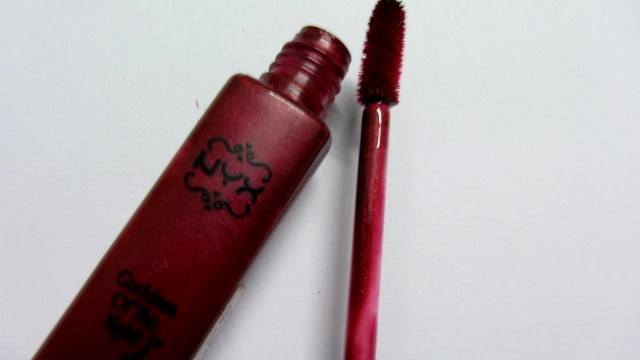 NYX Goddess of the Night Lip Gloss in Burgundy Review6