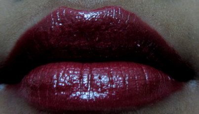NYX Goddess of the Night Lip Gloss in Burgundy Review9