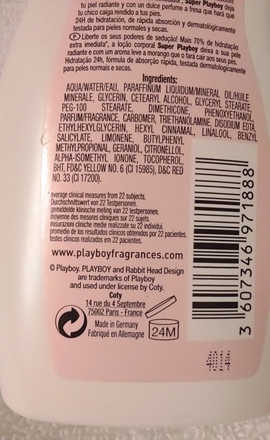 Playboy Fragrances Super Playboy for Her 24H Hydrating Body Lotion (5)
