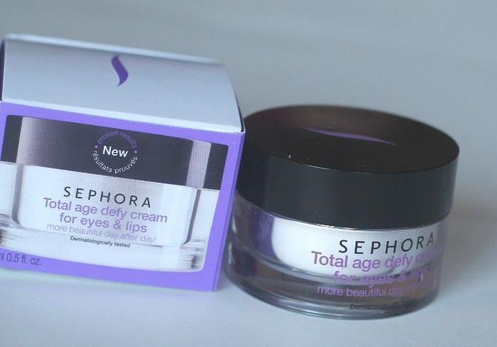 Sephora Collection Total Age Defy Cream for Eyes & Lips Review