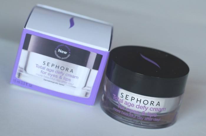 Sephora Collection Total Age Defy Cream for Eyes & Lips Review12