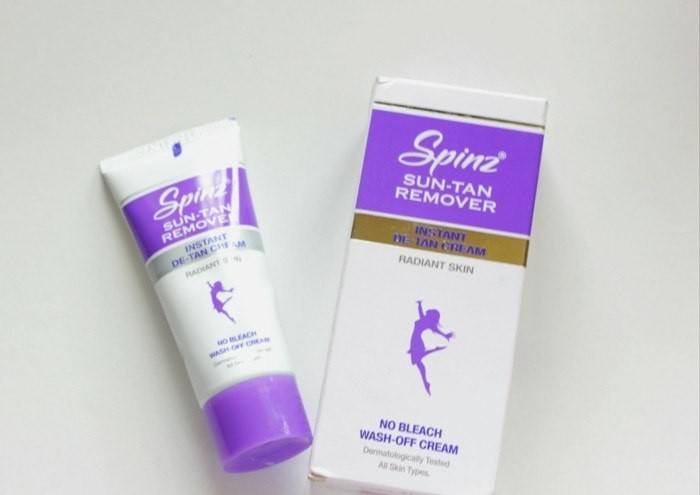 Spinz Sun-Tan Remover Instant De-Tan Cream Review3