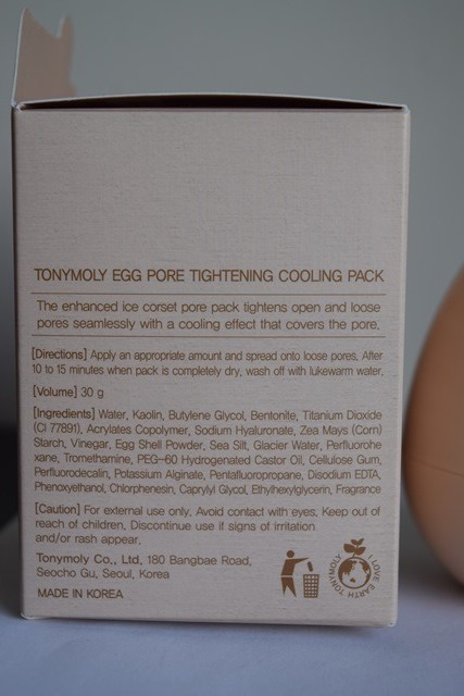 Tony Moly Egg Pore Tightening Cooling Pack