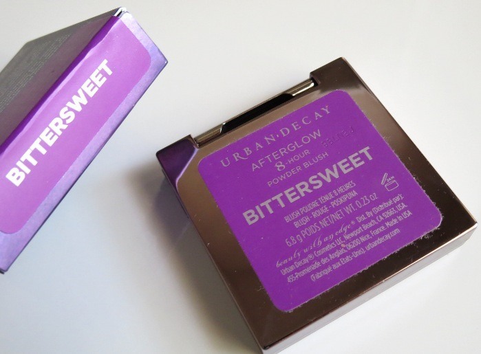 Urban Decay Bittersweet Afterglow 8-Hour Powder Blush Review3