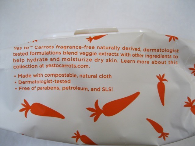 Yes To Carrots Nourishing Gentle Cleansing Wipes