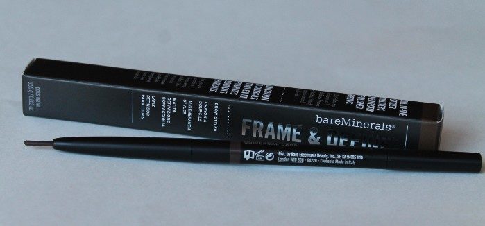 bareMinerals Universal Dark Frame and Define Brow Styler Review11