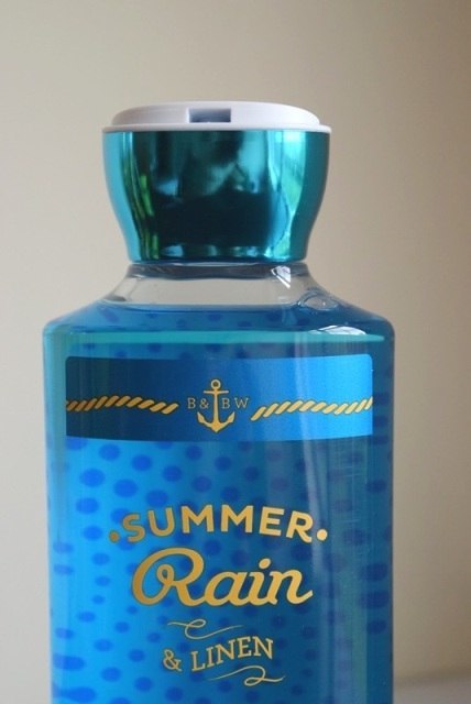 Bath and Body Works Summer Rain and Linen Shower Gel